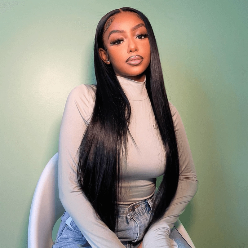 Tuneful 13x6 Transparent Lace Front Human Hair Wigs Brazilian Straight 5x5 Lace Closure 6x4 Wear Go Wig