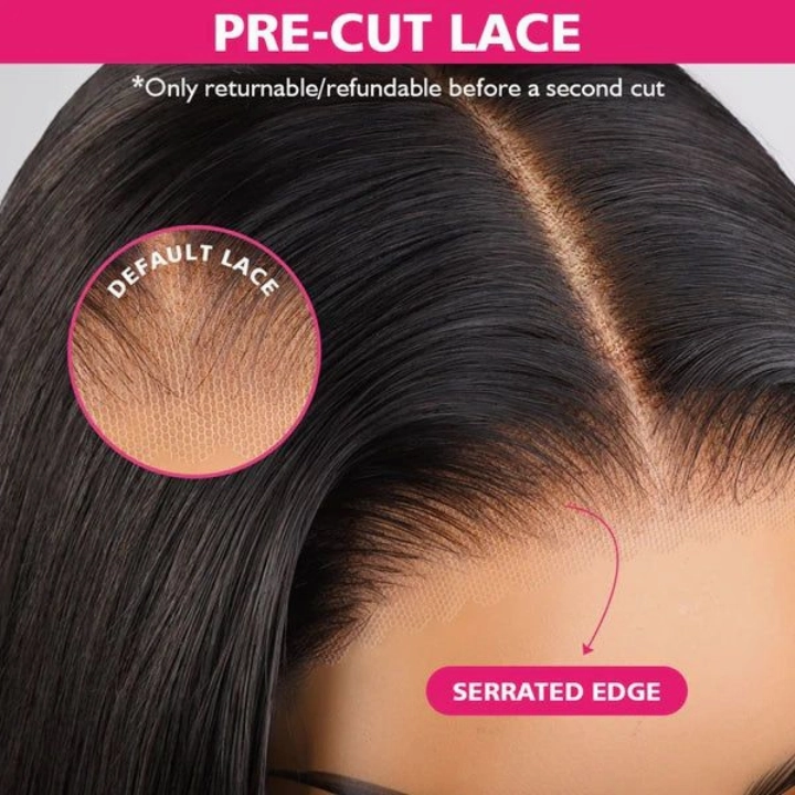 Tuneful 6x4 Pre-Styled Lace Ready To Wear Glueless Exotic Curly Human Hair Wigs