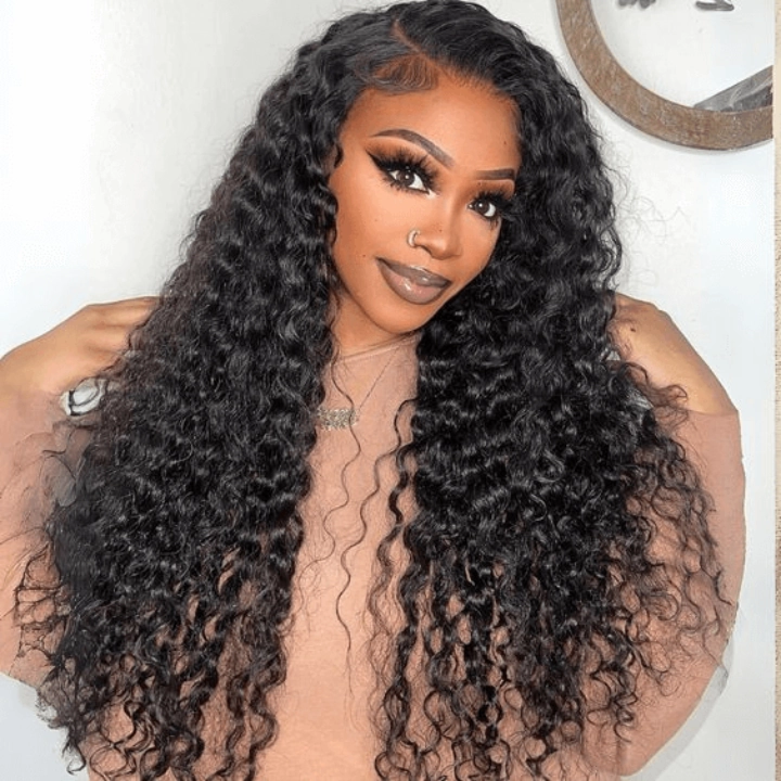 Tuneful 6x5 Pre-Styled Lace Ready To Wear Glueless Water Wave Human Hair Wigs