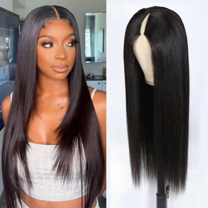 Tuneful Straight Vpart Wigs No Leave Out Natural Scalp Protective Wigs Beginner Friendly