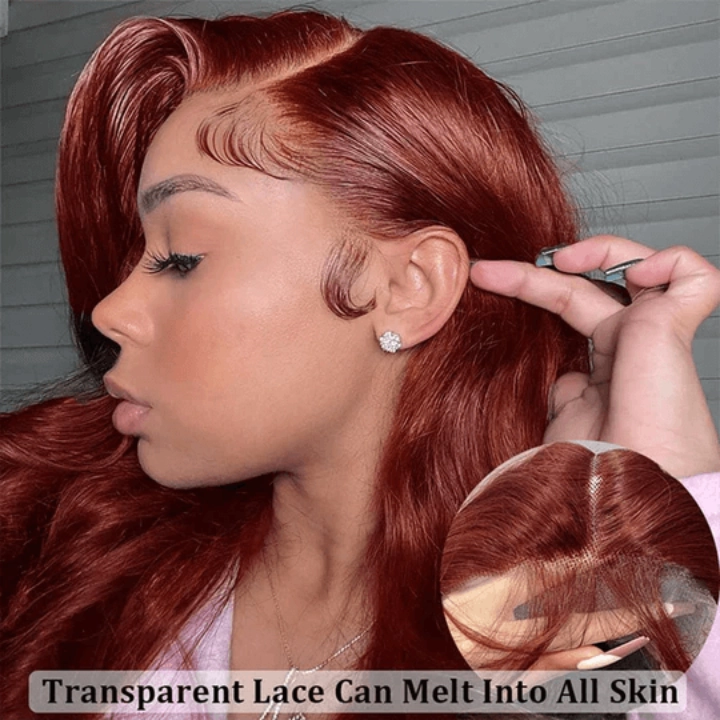 Tuneful Super Deal #33 Reddish Brown Colored 13x6 Lace Front Human Hair Wigs