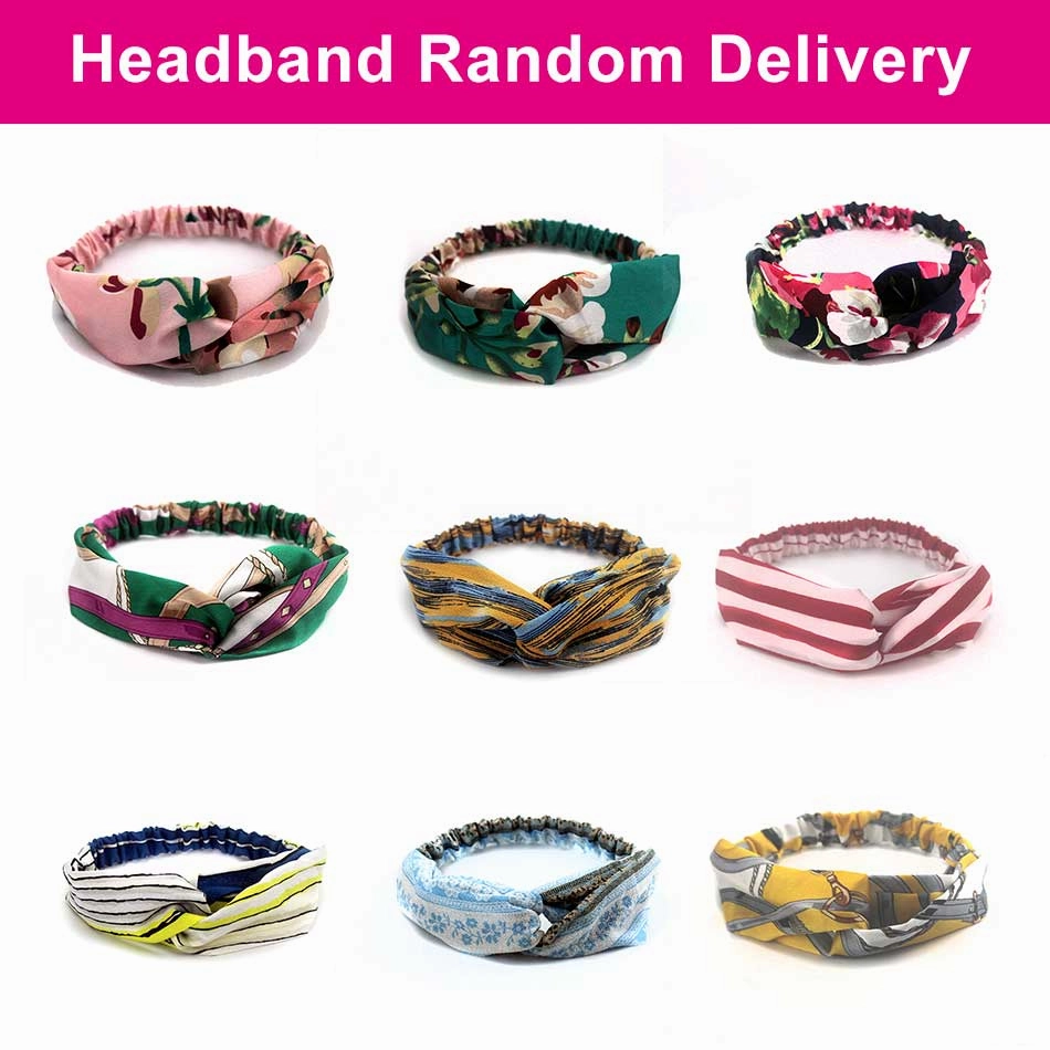 Tuneful Water Wave Headband Wigs Human Hair Wigs For Women