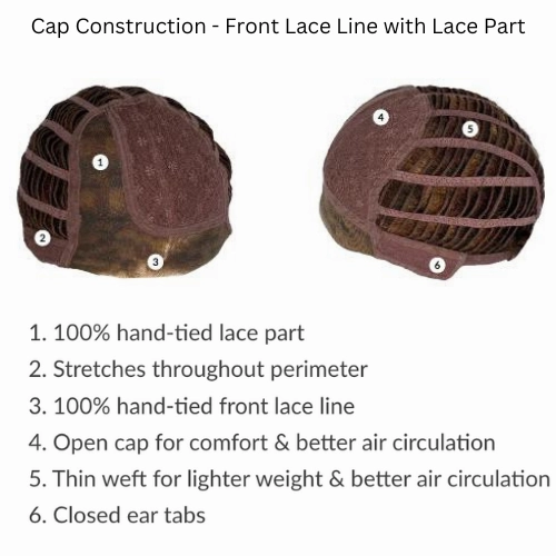 Wynter in R4/6 - Naturalle Front Lace Line Collection by Estetica Designs ***CLEARANCE***