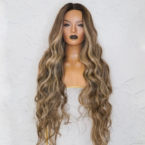 ZENDAYA Latte Lace Front Wig